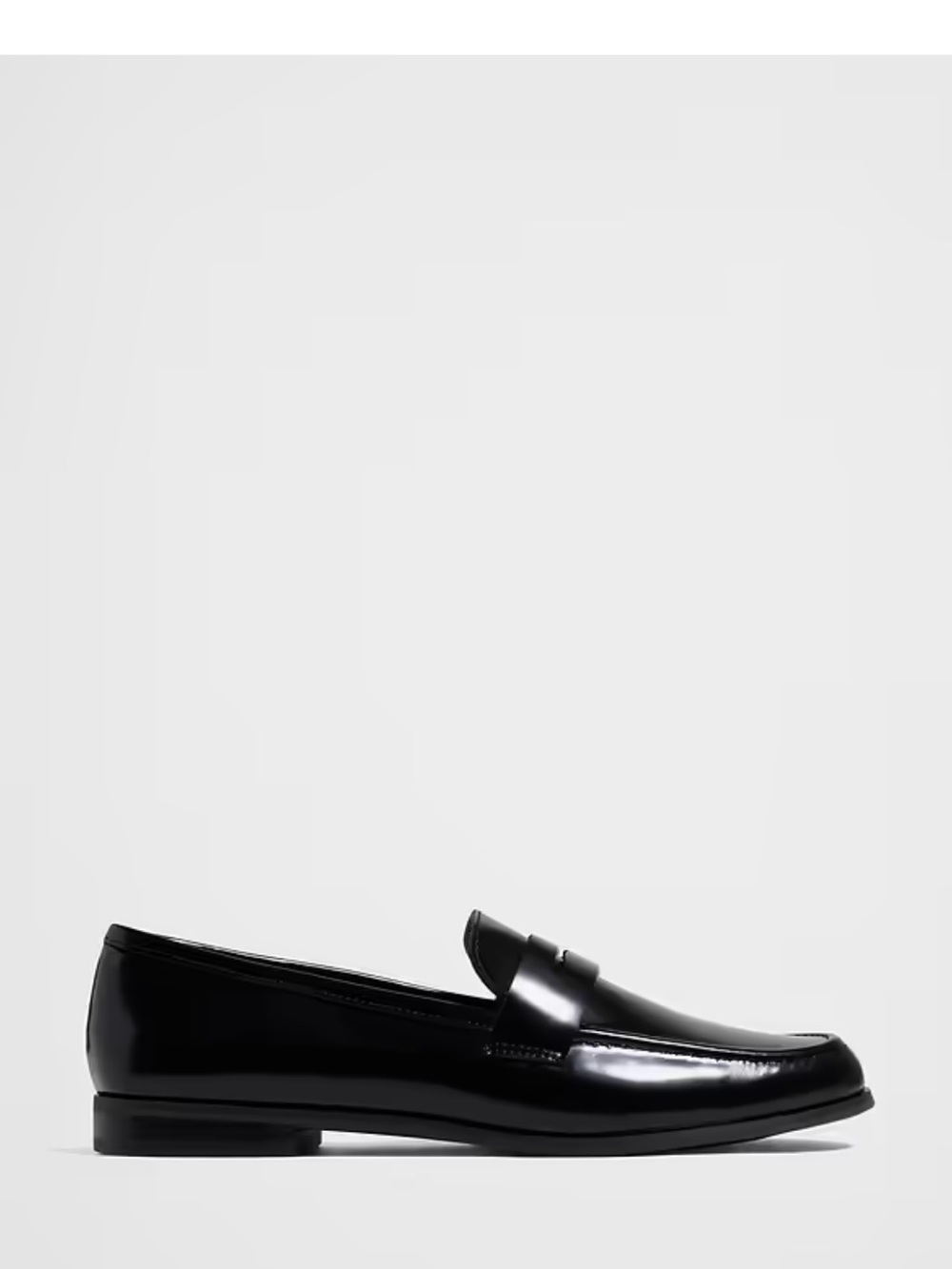 Banana Republic Factory Black Patent Leather Penny Loafers Brand new in box